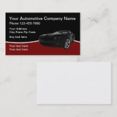 Moderne Autodesign Visitekaartje (Voorkant / Achterkant)