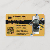 Moderne autogegevens | Goud Visitekaartje (Achterkant)