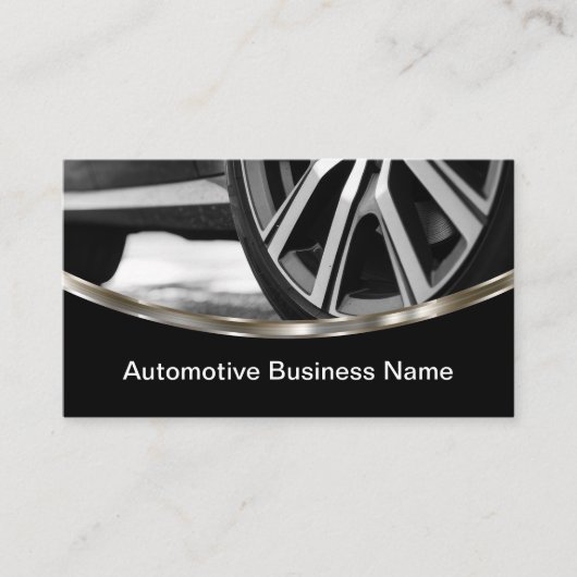 Moderne Automotive Service Visitekaartjes (Voorkant)