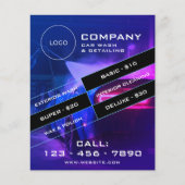 Moderne autoreiniging flyer (Voorkant)
