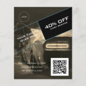 Moderne autoreinigingsflyer flyer (Achterkant)