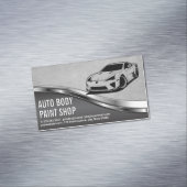 Moderne auto's | Automatische services Magnetisch Visitekaartje (Voorbeeld)