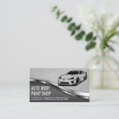 Moderne auto's | Automatische services Visitekaartje (Staand voorkant)