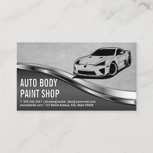 Moderne auto's   Automatische services Visitekaartje