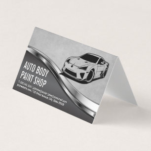 Moderne auto's   Automatische services Visitekaartje