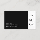 Moderne autoverkoop reparatiewinkel voor auto's visitekaartje (Achterkant)