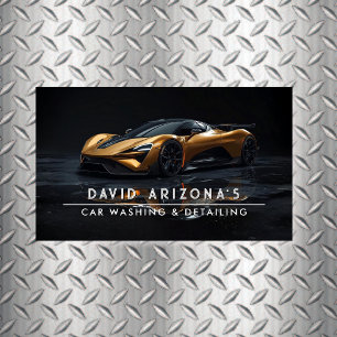 Moderne Autowas & Autodetailing Visitekaartje