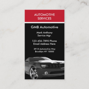 Moderne Autowerkplaats Visitekaartje