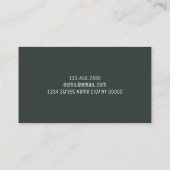 Moderne autowrak visitekaartje (Achterkant)