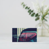 Moderne autowrak visitekaartje (Staand voorkant)