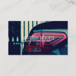 Moderne autowrak visitekaartje