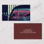 Moderne autowrak visitekaartje (Voorkant / Achterkant)