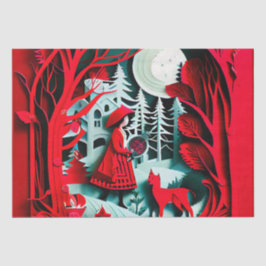 Moderne Aziatische Vrouw Decoupage Tissuepapier