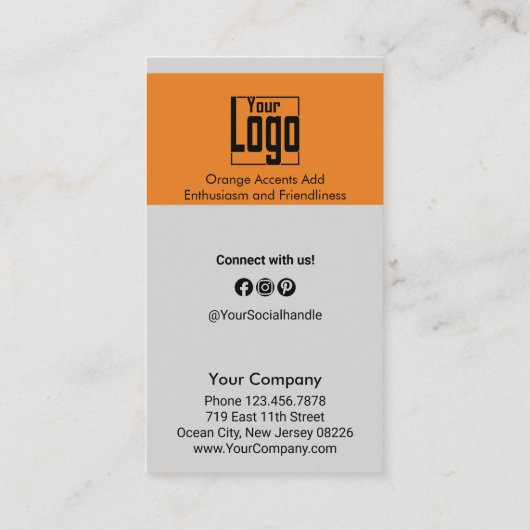 Moderne B2B-services QR-code Grijze verwijzing Kaa (Achterkant)