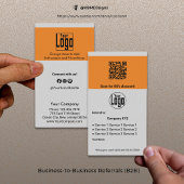 Moderne B2B-services QR-code Grijze verwijzing Kaa