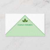 Moderne baaien met groen en wit visitekaartje (Voorkant)