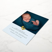 Moderne baby aankondiging baby voet (Gedraaid)