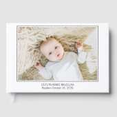 Moderne Baby Baptisme Gastenboek (Voorkant)