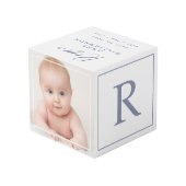 Moderne Baby blokletters Fotoraster Collage Girl Kubus (Achter hoekig)