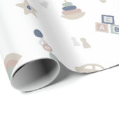 Moderne baby cadeaupapier (Rol Hoek)