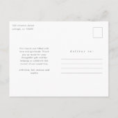 Moderne Baby Foto Dank je geboorte Aankondigingskaart (Achterkant)