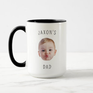 Moderne Baby Foto Gift Kerstmis opa mama vader Mok