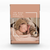 Moderne Baby foto | Je maakt mijn leven compleet m (Voorkant)