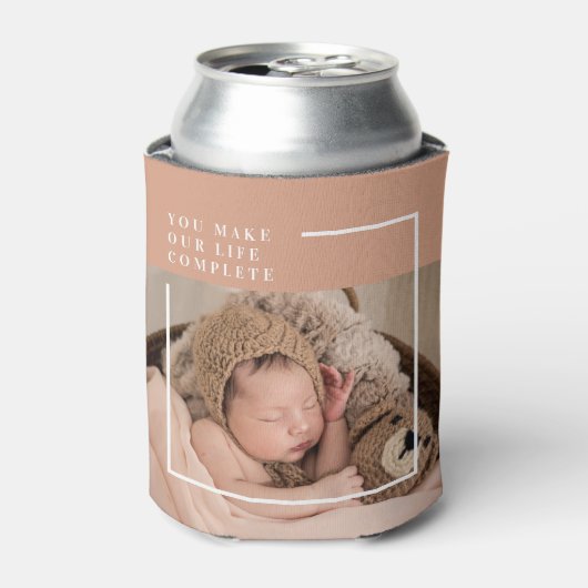 Moderne Baby foto | Je maakt mijn leven compleet m Blikjeskoeler (Blikje Voorkant)