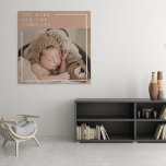 Moderne Baby foto | Je maakt mijn leven compleet m Canvas Afdruk<br><div class="desc">Moderne Baby foto | Je maakt mijn leven compleet met cadeau</div>