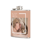 Moderne Baby foto | Je maakt mijn leven compleet m Heupfles (Links)