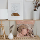 Moderne Baby foto | Je maakt mijn leven compleet m Kussen<br><div class="desc">Moderne Baby foto | Je maakt mijn leven compleet met cadeau</div>