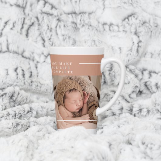 Moderne Baby foto | Je maakt mijn leven compleet m Latte Mok