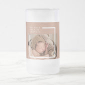 Moderne Baby foto | Je maakt mijn leven compleet m Matglas Bierpul (Center)