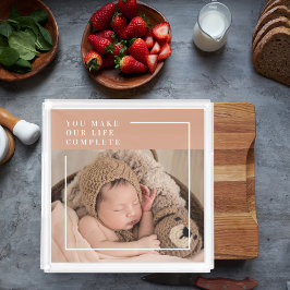 Moderne Baby foto | Je maakt mijn leven compleet m Poster