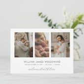 Moderne Baby fotocollage genderneutraal (Staand voorkant)