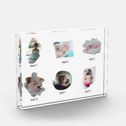 Moderne Baby foto's collage (Links)