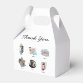 Moderne Baby Foto's Collage Birthday Bedankdoosjes (Voorkant Zijde)