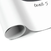 Moderne Baby foto's collage Cadeaupapier (Rol Hoek)