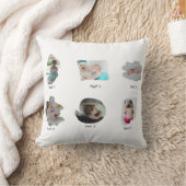 Moderne Baby foto's collage Kussen (Deken)