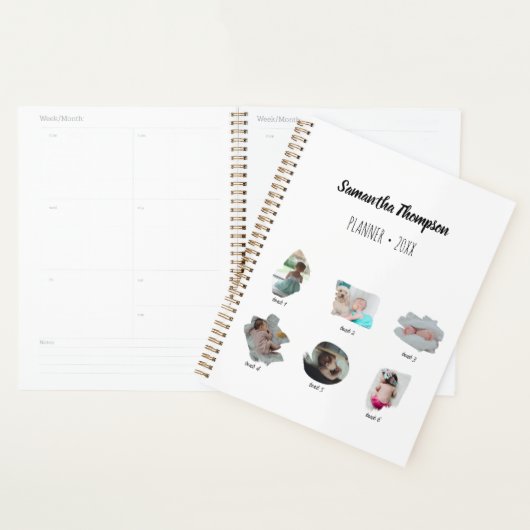 Moderne Baby foto's collage Planner (Display)