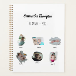 Moderne Baby foto's collage Planner