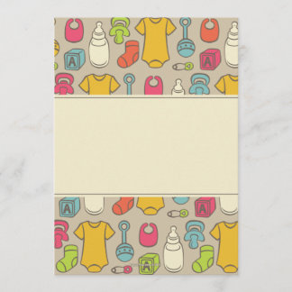 Moderne Baby Gear Baby Shower-uitvindingen Kaart