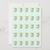 Moderne Baby Genderneutrale Baby buggy-douche Kaart (Achterkant)