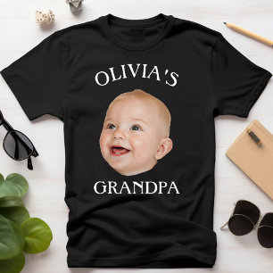 Moderne Baby Gezicht Gepersonaliseerde Kind Foto O T-shirt