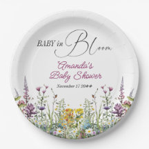 Moderne Baby in Bloom Wilde Floral Baby shower