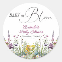 Moderne Baby in Bloom Wilde Floral Baby shower