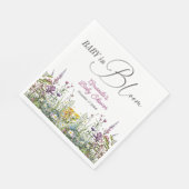 Moderne Baby in Bloom Wilde Floral Baby shower Servet (Hoek)
