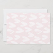 Moderne Baby Meisje Fotonaam Geboorteaankondiging Aankondiging (Achterkant)