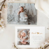 Moderne Baby multi-fotogeboorte Aankondiging