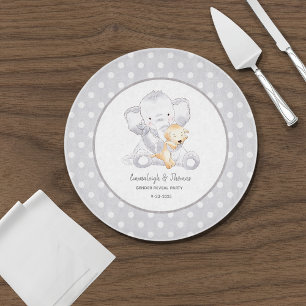 Moderne Baby olifant Baby Genderneutrale partij Snijplank